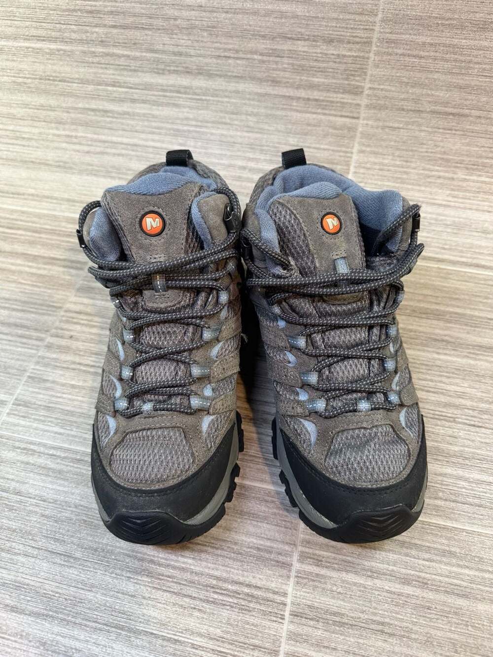 Merrell Moab 3 Mid Waterproof Hiking Boot Size 6.5 Grey